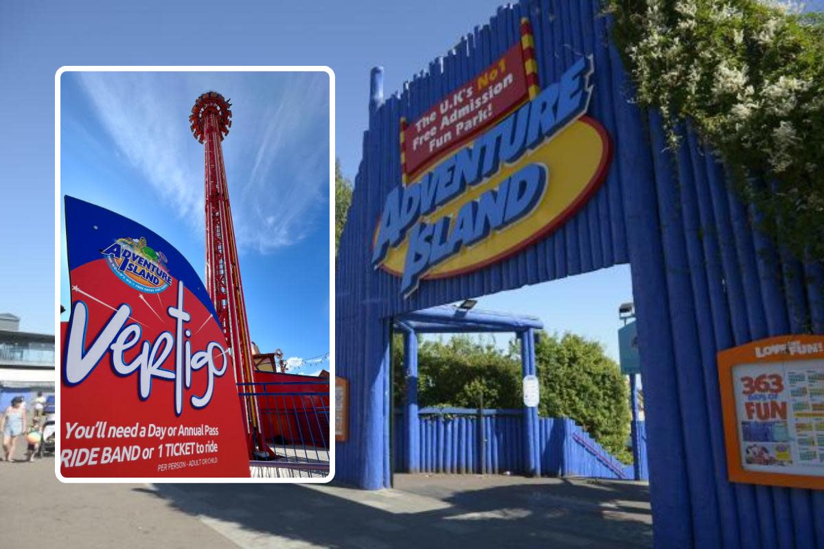 Adventure Island's newest ride Vertigo is open today for its first weekend <i>(Image: Adventure Island)</i>