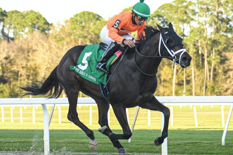 No More Time wins Saturday's Sam F. Davis Stakes at Tampa Bay Downs, a Kentucky Derby prep. Photo courtesy of Tampa Bay Downs