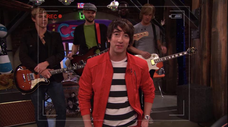 The band Plain White T's on season one of "iCarly."