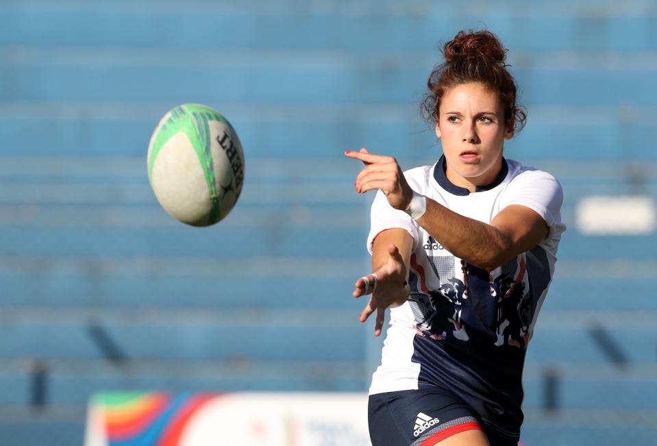 Great Britain rugby sevens player Abbie Brown (Owen Humphreys/PA) (PA Archive)