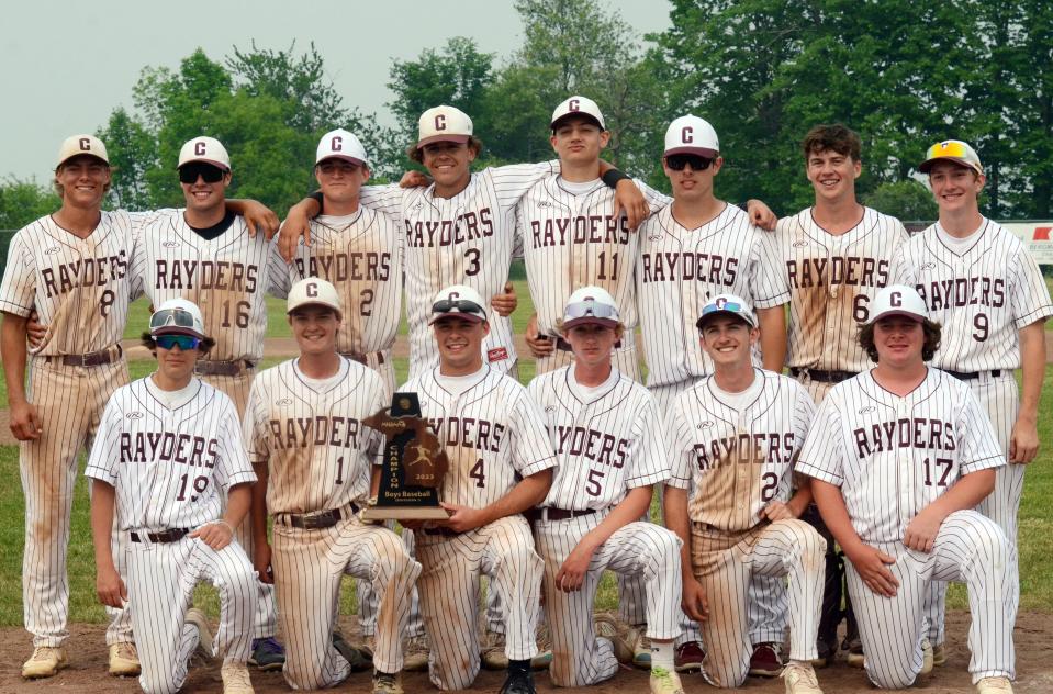 The Charlevoix baseball team ended a 10-year district championship drought with a 13-1 victory over Elk Rapids in their Division 3 district final Saturday on their home field.