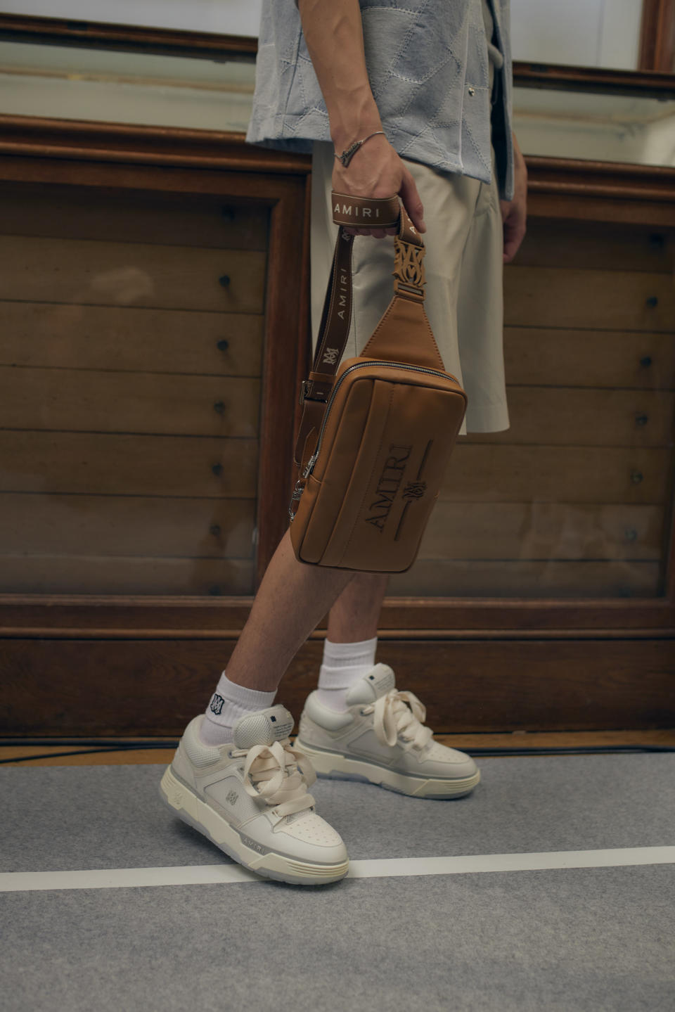 Amiri, Backstage, Paris MEN’S SS 2023, photographed in Paris on June 23rd, 2022 - Credit: Francisco Gomez de Villaboa for WWD