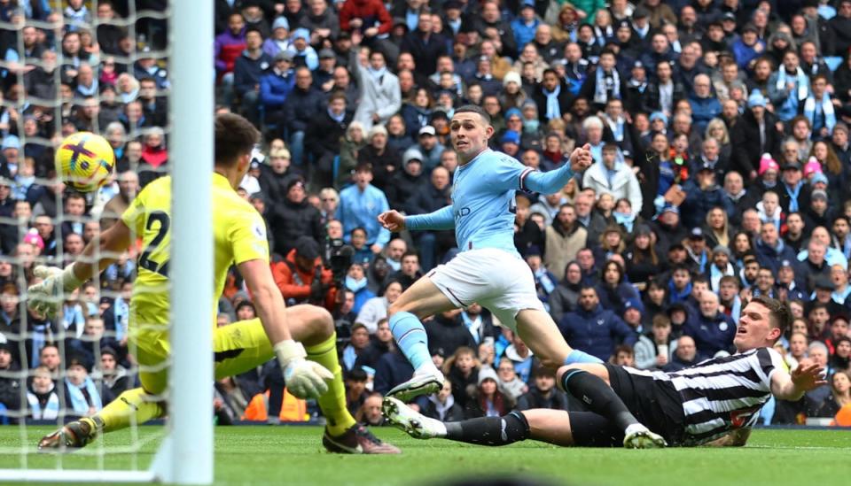 Foden’s deflected opener (REUTERS)