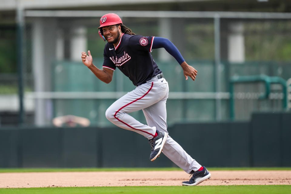 James Wood。(Photo by Brace Hemmelgarn/Minnesota Twins/Getty Images)