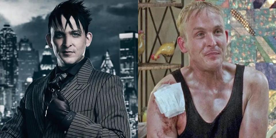 Robin Lord Taylor on "Gotham" as Oswald Cobblepot and Sam on "TWD."