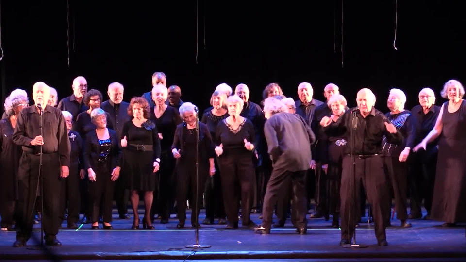 The average age of these singers is 85, but this isn't your grandfather's choral group; Young@Heart's repertoire includes music from the Ramones, Bruce Springsteen, Madonna and Twisted Sister. / Credit: CBS News