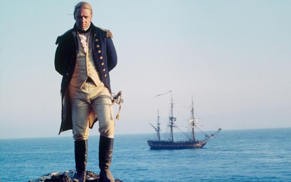 Russell Crowe as Captain Jack Aubrey in Master and Commander - 20th Century Fox