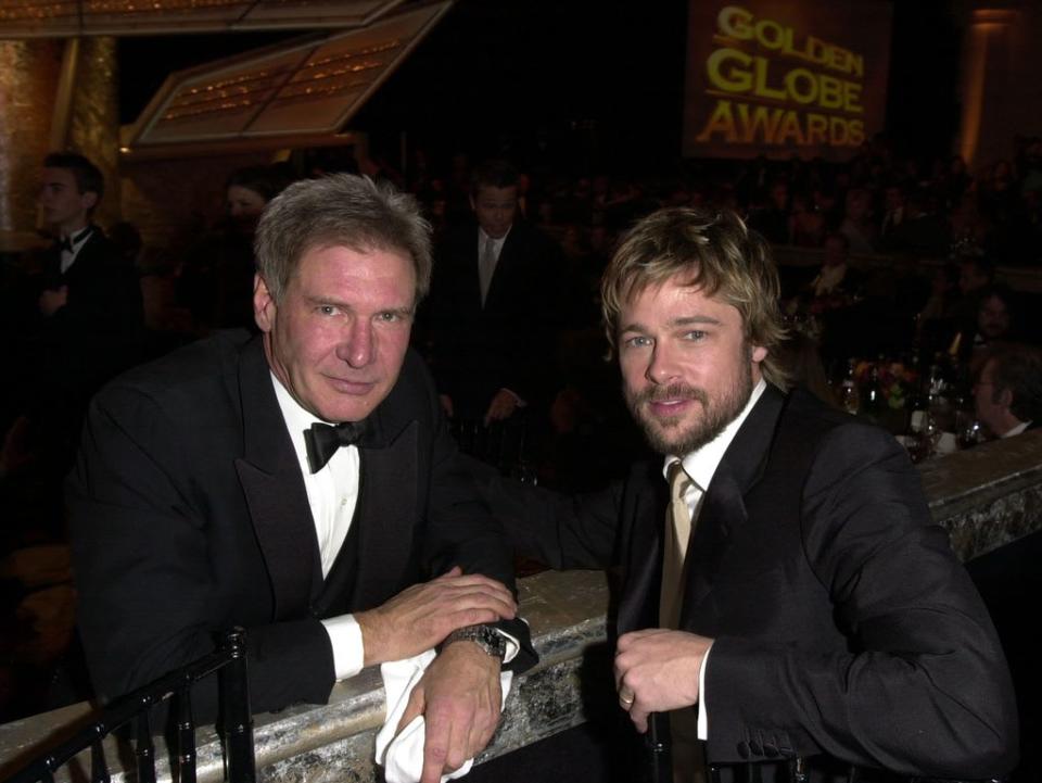 Harrison has called Brad a "wonderful actor," while Brad has labeled the elder star "a hero."