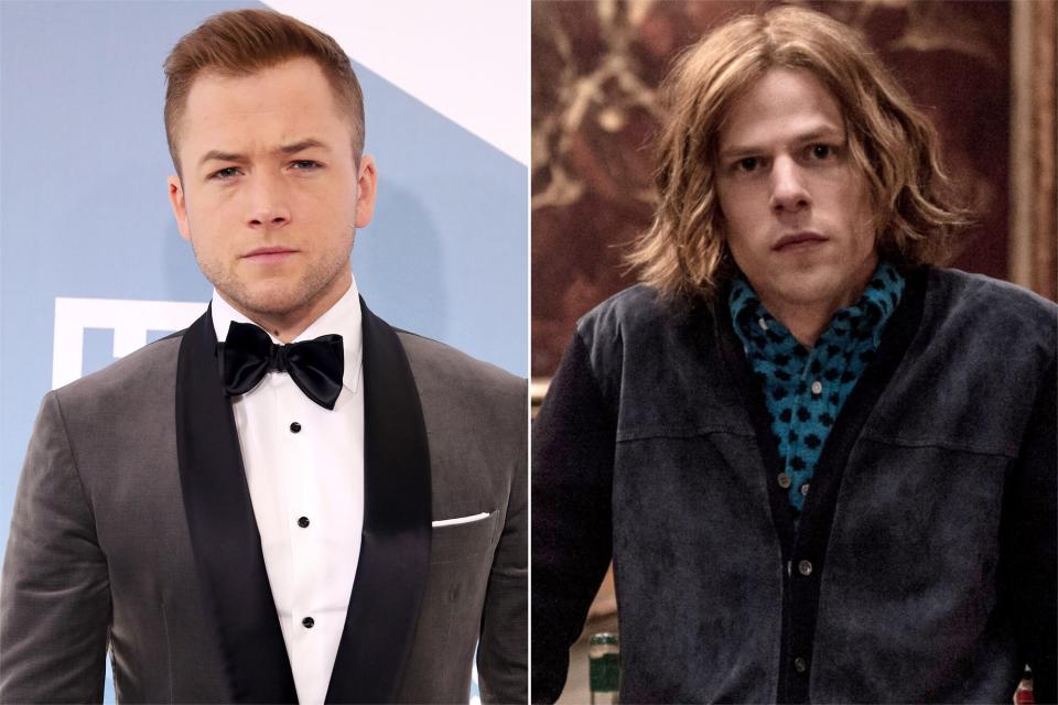 Taron Egerton; Jesse Eisenberg in 'Batman v. Superman: Dawn of Justice'