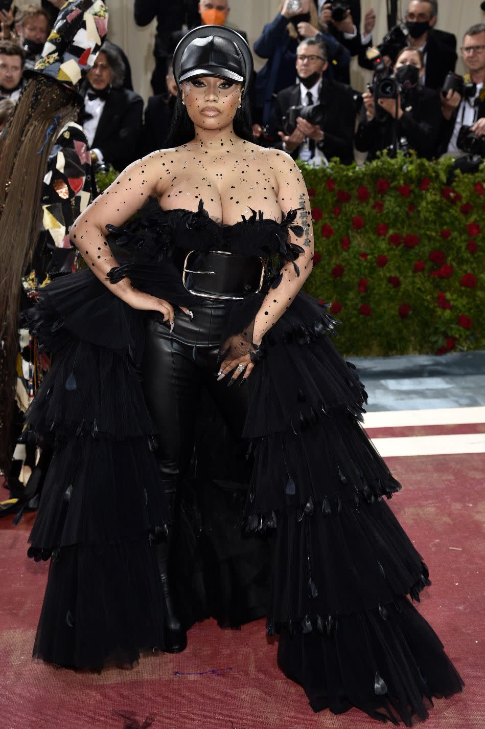 Nicki Minaj at the 2022 Met Gala, - Credit: AP