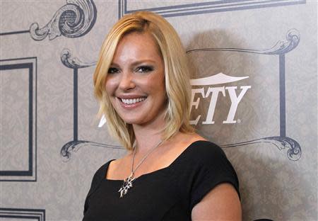 Actress Katherine Heigl poses at Variety's 4th Annual Power of Women event in Beverly Hills, California in this October 5, 2012 file photo. REUTERS/Mario Anzuoni/Files