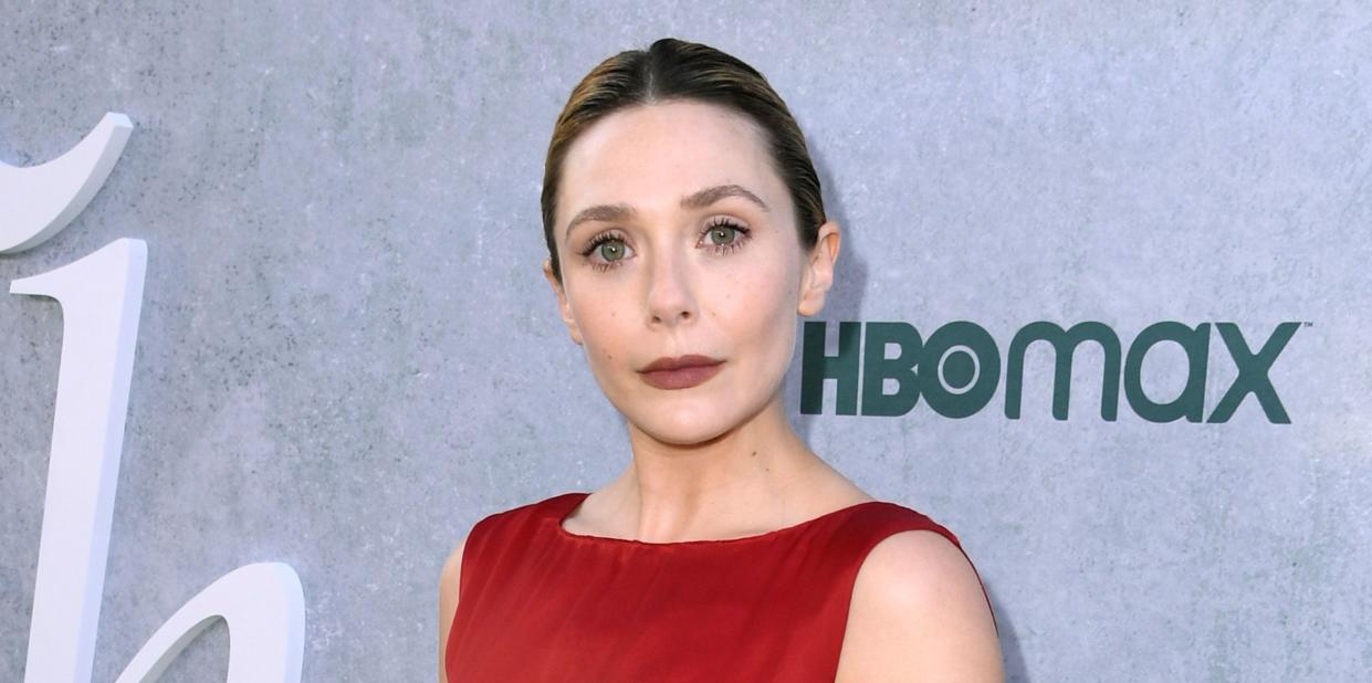 los angeles, california april 26 elizabeth olsen attends the los angeles premiere of max original limited series love death at directors guild of america on april 26, 2023 in los angeles, california photo by jc oliveragathe hollywood reporter via getty images