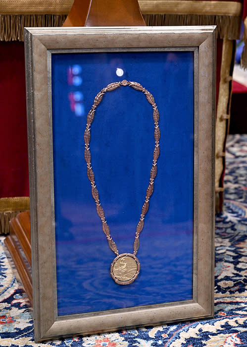 Medalla de oro olímpica de Constantino de Grecia