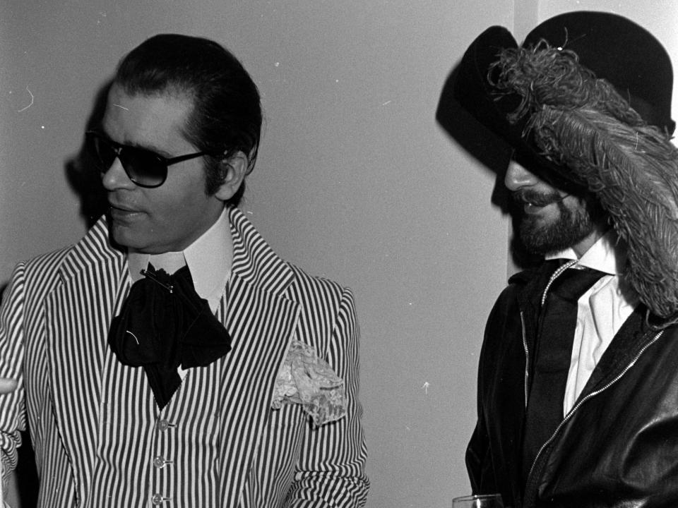 Karl Lagerfeld and Jacques de Bascher