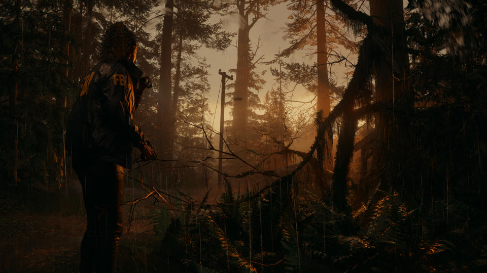 Alan Wake 2 gameplay screenshot PS5