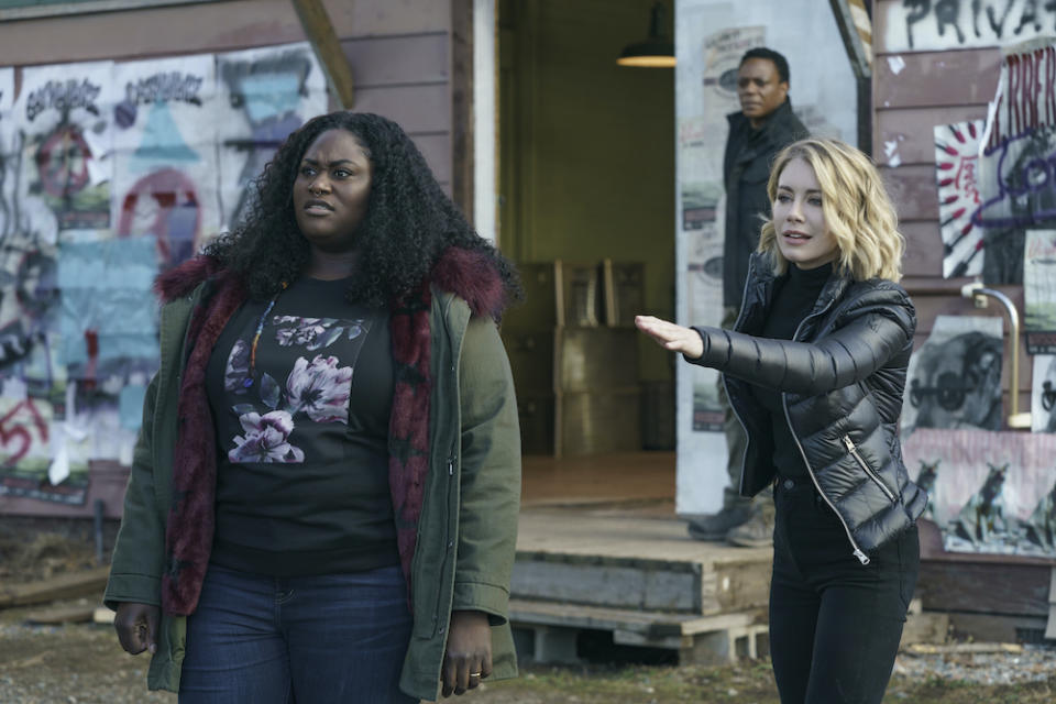 Danielle Brooks and Jennifer Holland in “Peacemaker” - Credit: Courtesy of HBO Max