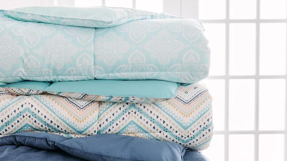 Not only cozy, The Big One's reversible comforter is also lightweight and safe for those with allergies.