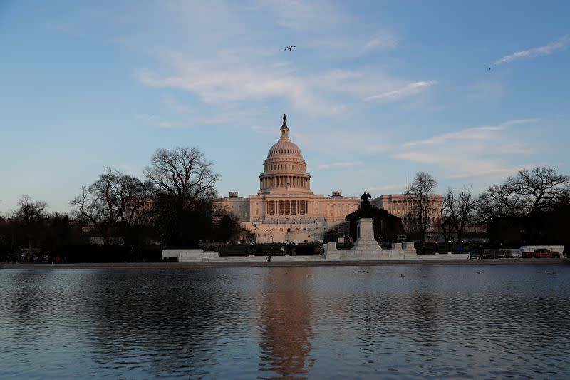 A day after Trump supporters occupied the U.S. Capitol building, in Washington