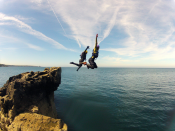 <p><span>Ready to take the leap with your new wife or husband? For an action-packed, alternative honeymoon, head to the Pembrokeshire coast for coasteering, sea kayaking – and pristine beaches. </span><a rel="nofollow noopener" href="http://www.preseliventure.co.uk/adventure-weekends/" target="_blank" data-ylk="slk:Preseli Venture;elm:context_link;itc:0;sec:content-canvas" class="link "><span>Preseli Venture </span></a><span>offer a range of activities for the more adventurous, including an Adrenaline Cocktail Weekend, which costs from £219 including two nights’ accommodation, all meals and transfers. [Photo: Preseli Venture]</span> </p>