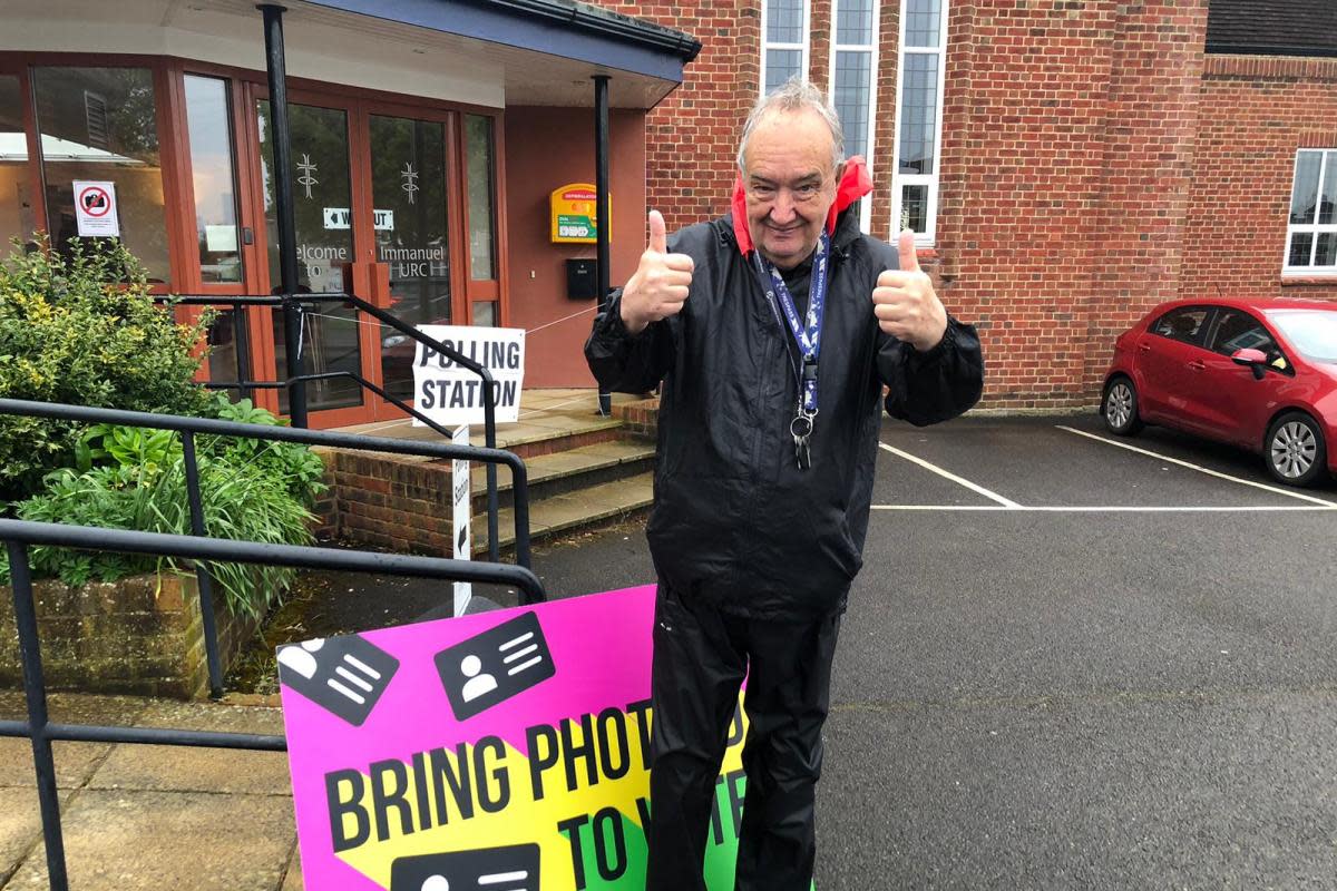 Swindon Borough Council shared this photo of voters at the polling stations yesterday on social media <i>(Image: Swindon Borough Council)</i>