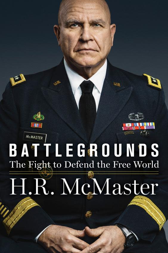 The book cover for Battlegrounds by HR McMaster, which is due to be published in April 2020 (AP)