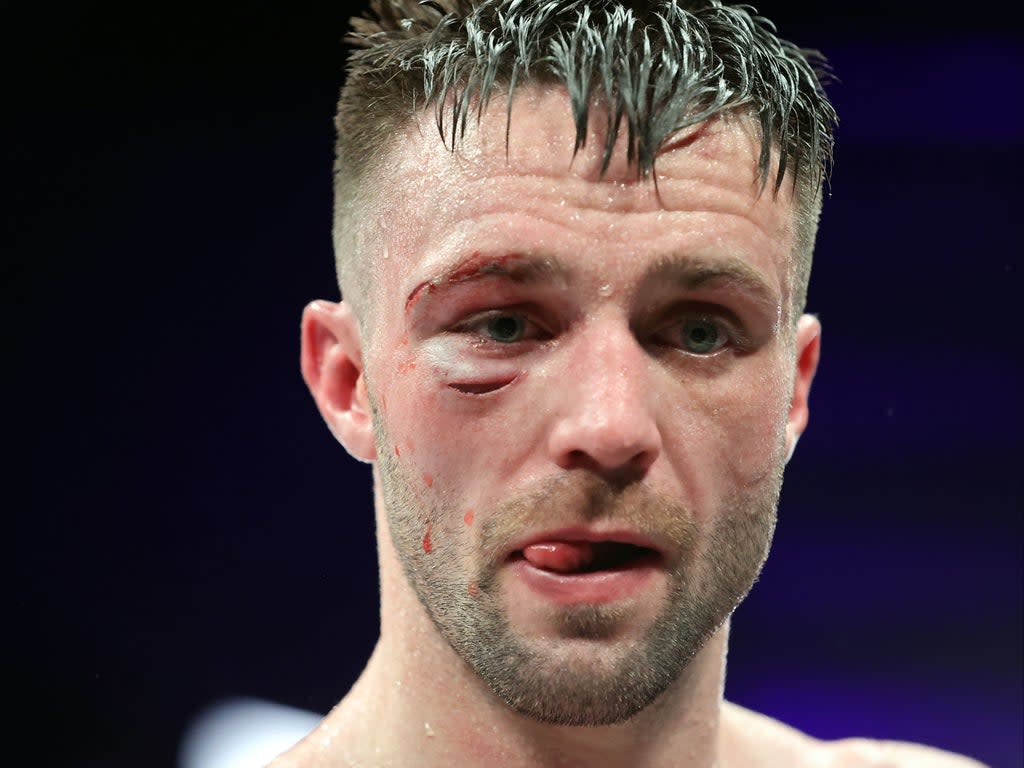 Josh Taylor during his controversial points win against Jack Catterall (PA)