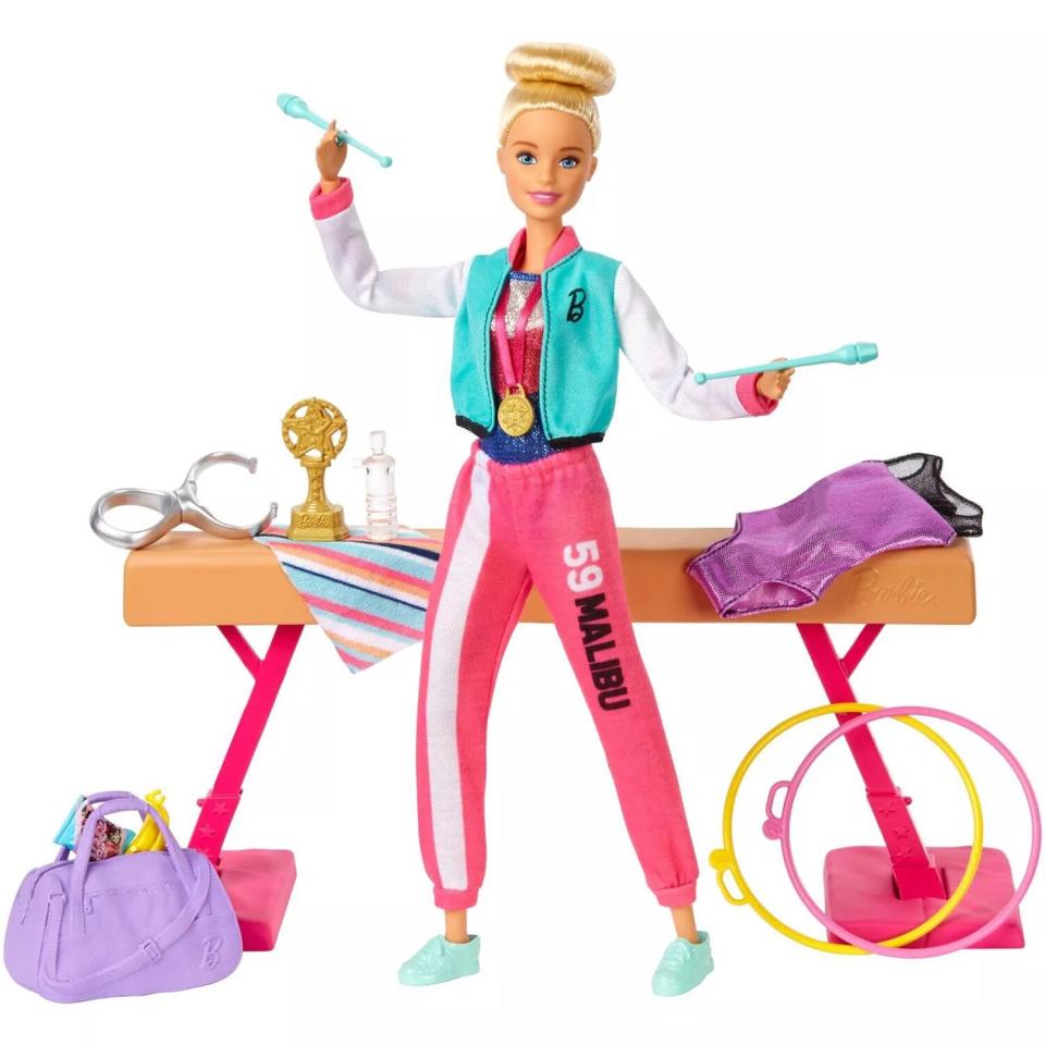 Barbie You Can Be Anything Gymnast Doll Playset