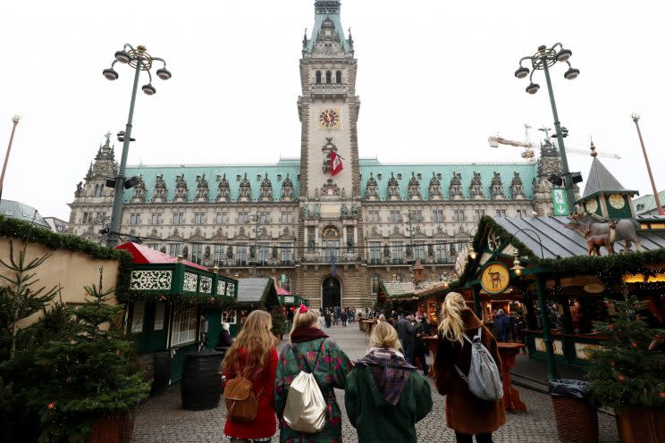 Weihnachtsmarkt rathhaus hamburg