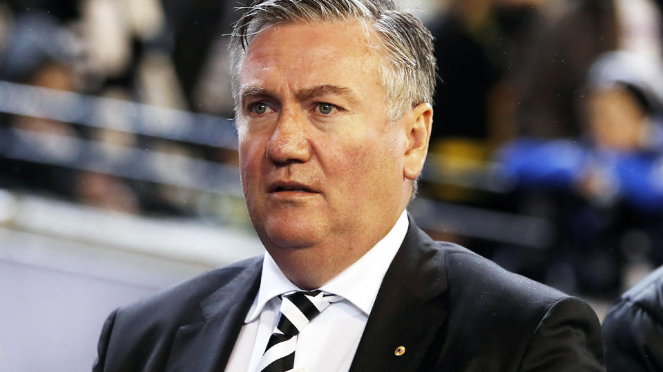 Eddie McGuire, pictured here during a Collingwood game last July.