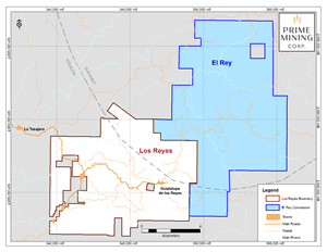 Fig. 1 El Ray Property - Prime Mining