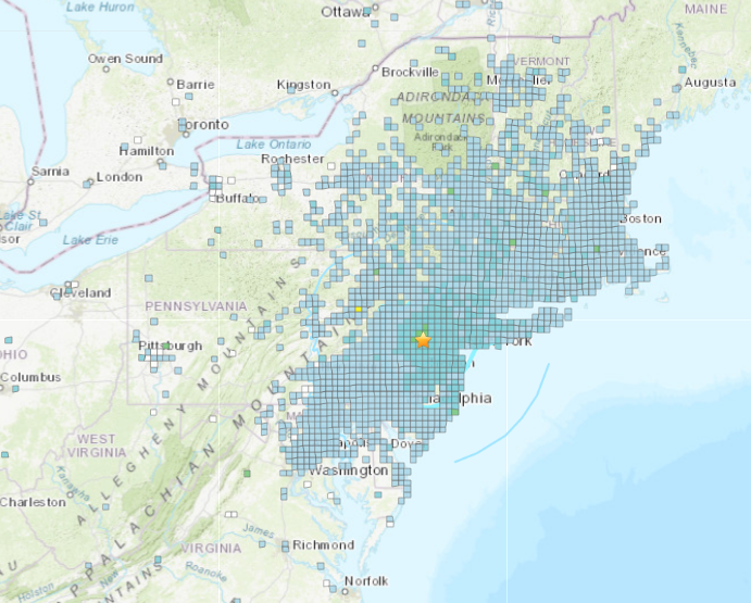 A magnitude 4.8 earthquake was felt across the Northeast April 5, 2024.