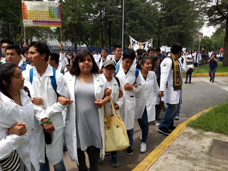 FOTOS | La megamarcha contra la violencia en la UNAM