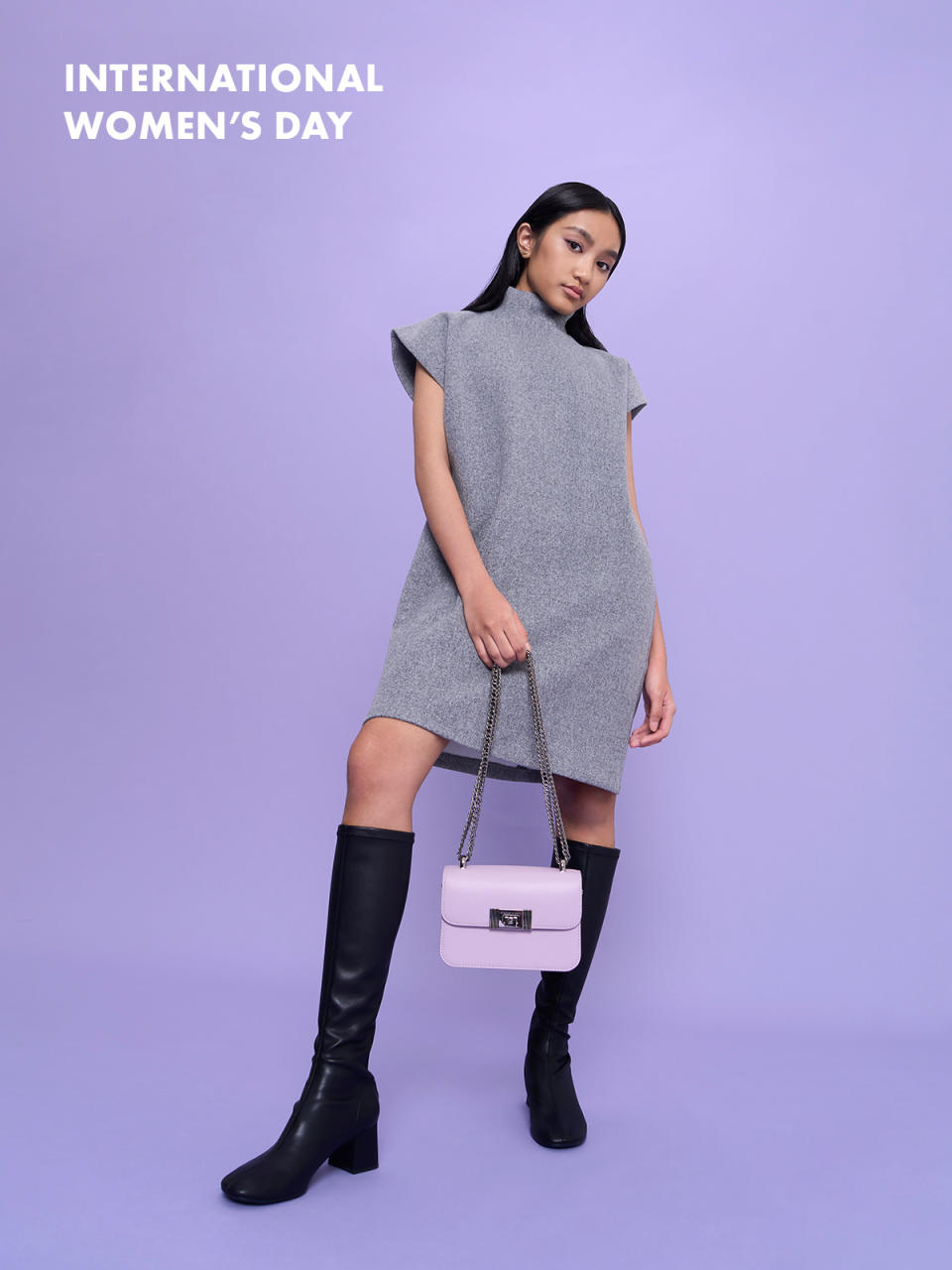 17-year-old is TikToker Zoe Gabriel is one of the ambassador for Charles & Keith's IWD campaign. PHOTO: Charles & Keith