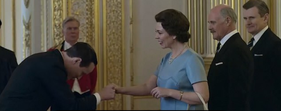Queen Elizabeth&apos;s meeting with the Apollo 11 crew was dramatized on season 3 of &#x2018;The Crown.&apos;