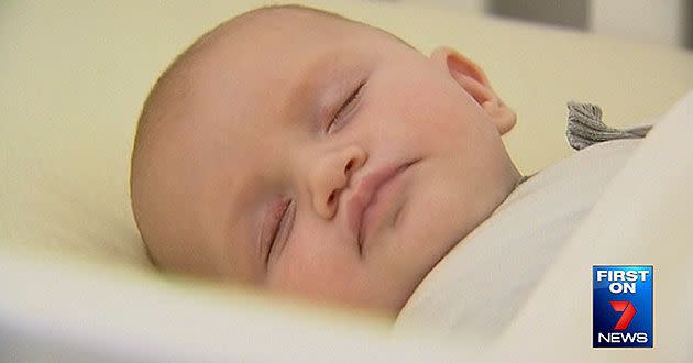 Hospital staff say baby Levi remained in the settling room during the mix-up.