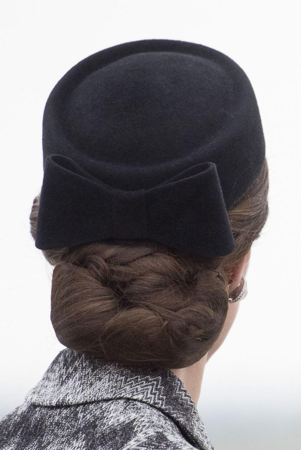 Use a hairnet for a perfect bun.