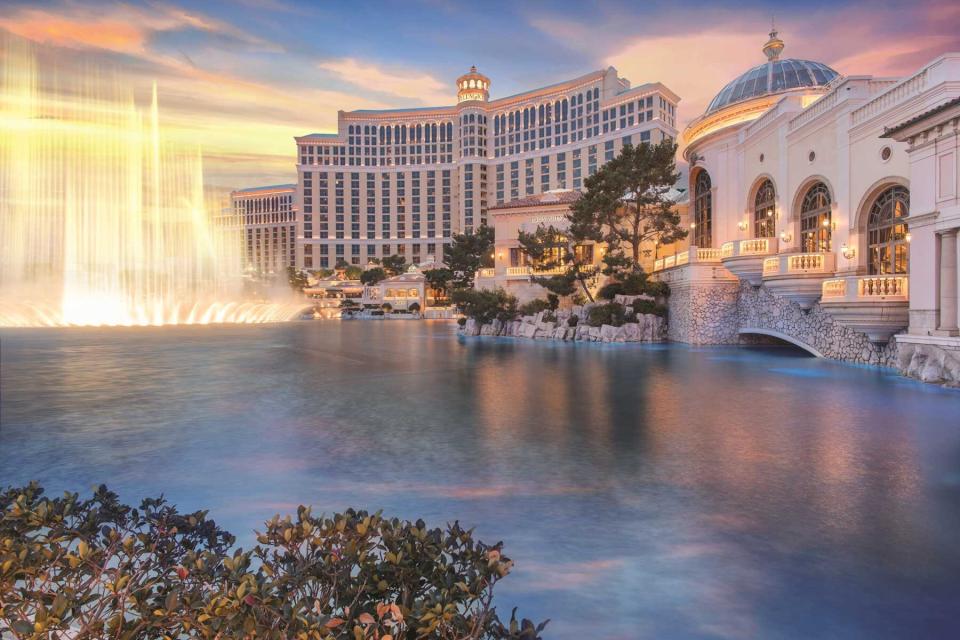Bellagio, Las Vegas, hotel exterior fountains