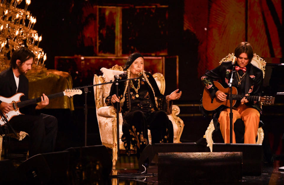 Joni Mitchell made Grammy debut