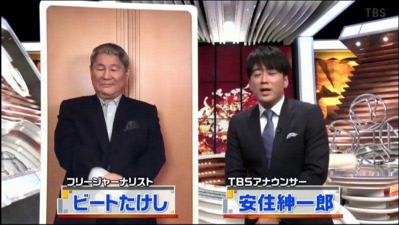 日本節目已用螢幕隔出社交安全防疫距離。（翻攝TBS）