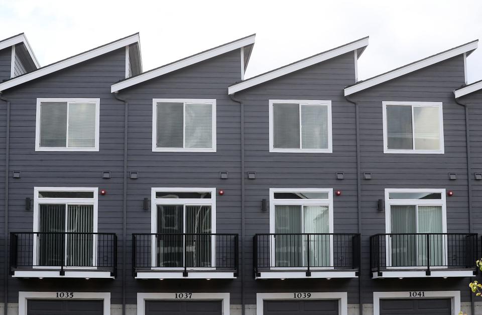 Townhomes at Mills Crossing in Bremerton on Nov. 1.