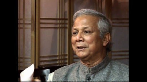 Microfinance pioneer Muhammad Yunus, who won the Nobel Peace Prize in 2006 for his concept of small cash loans to tackle poverty, says credit should be treated as a "human right." 