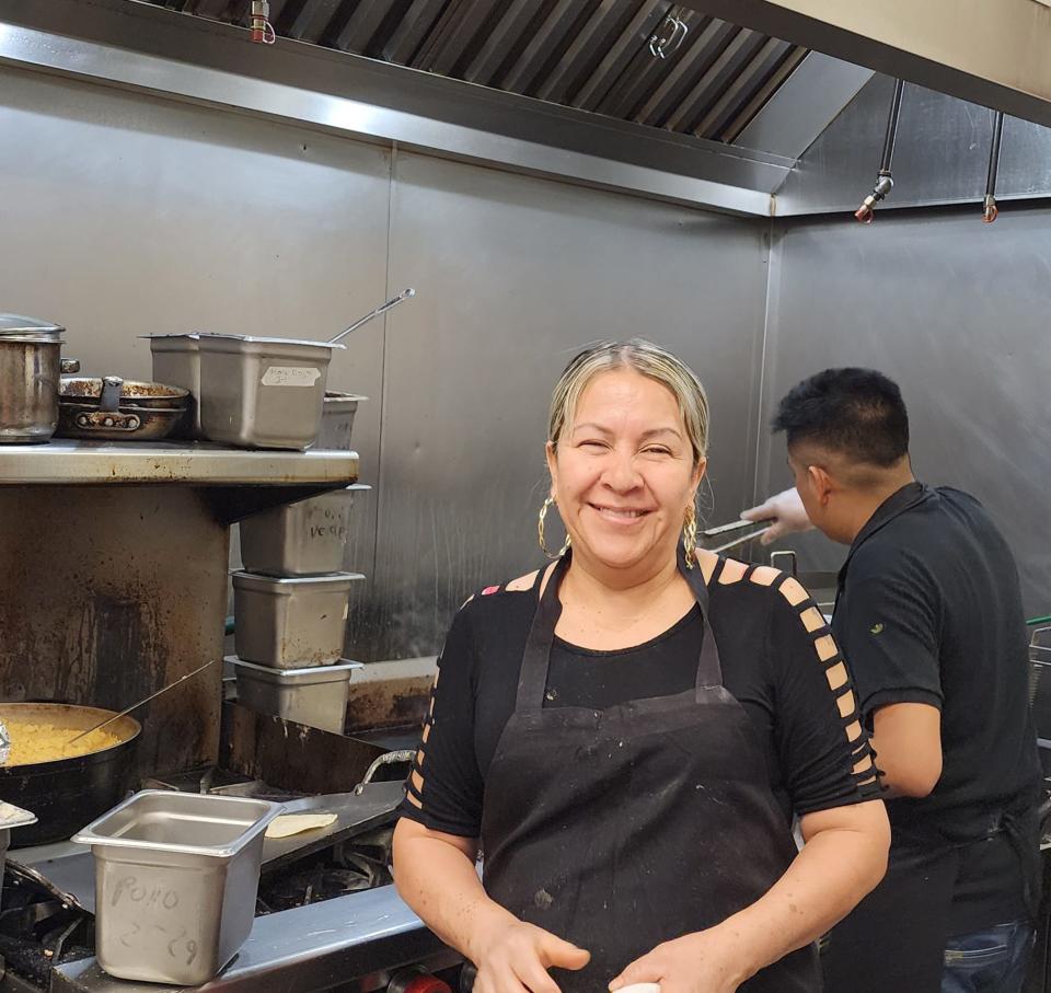 The Alcantar family runs the James Beard nominated restaurant Tuxpan Taqueria. Mom Maria can be found cooking there along with her son Diego.
