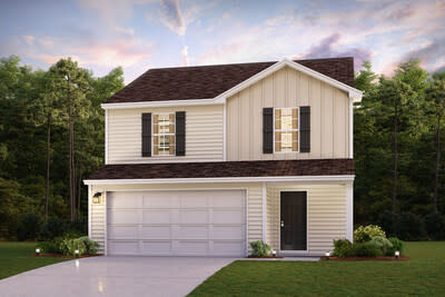 Auburn Floor Plan Rendering | New Homes Near Winston-Salem, NC by Century Complete