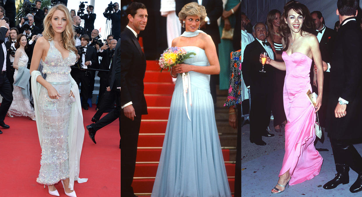 The best looks from the Cannes Film Festival red carpet over the years. (Getty Images)