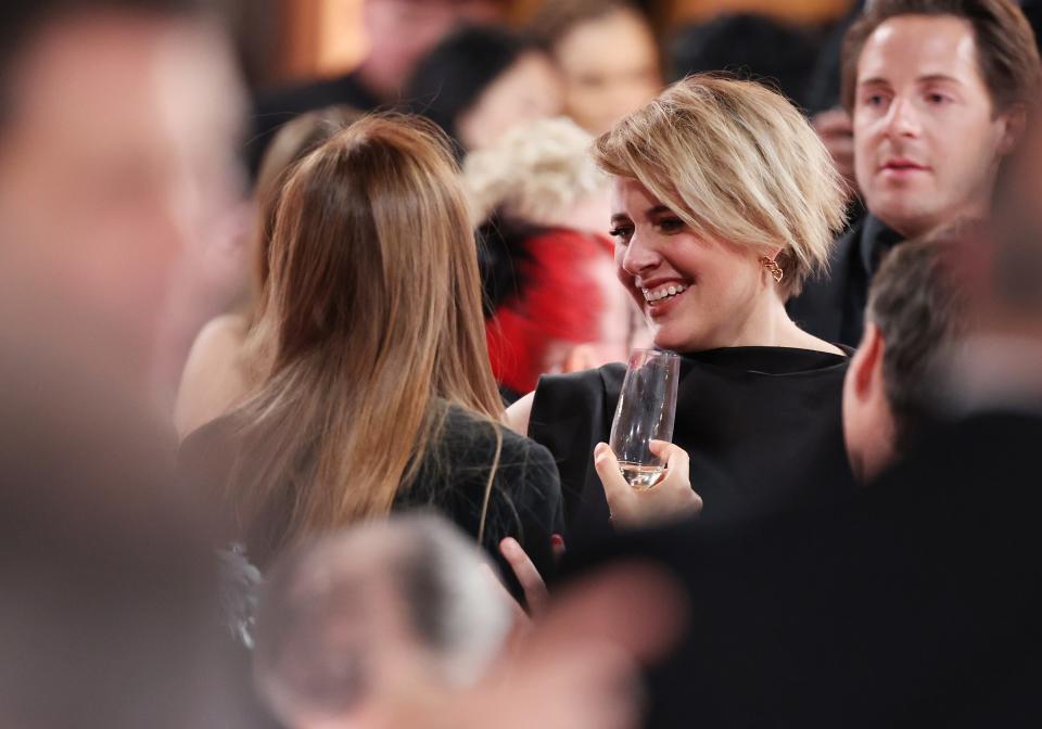 Greta Gerwig at the 2024 Golden Globe Awards