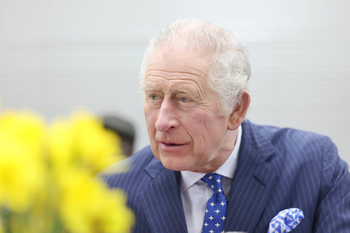 King Charles III joins members of the Sudanese community, from across the United Kingdom, at a reception in London, on the 20th anniversary of the conflict in Darfur. Picture date: Wednesday March 15, 2023. (PA Wire)