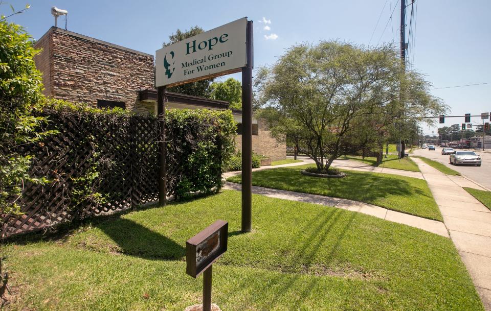 With a Louisiana temporary restraining order in place, the Hope Medical Group for Women in Shreveport, La. continues to see patients, Wednesday, July 6, 2022.