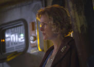 'Outnumbered's' Claire Skinner as recently widowed mother, Madge, in unfamiliar, alien territory.