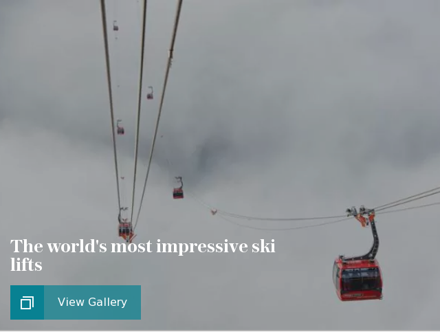 The world's most impressive ski lifts