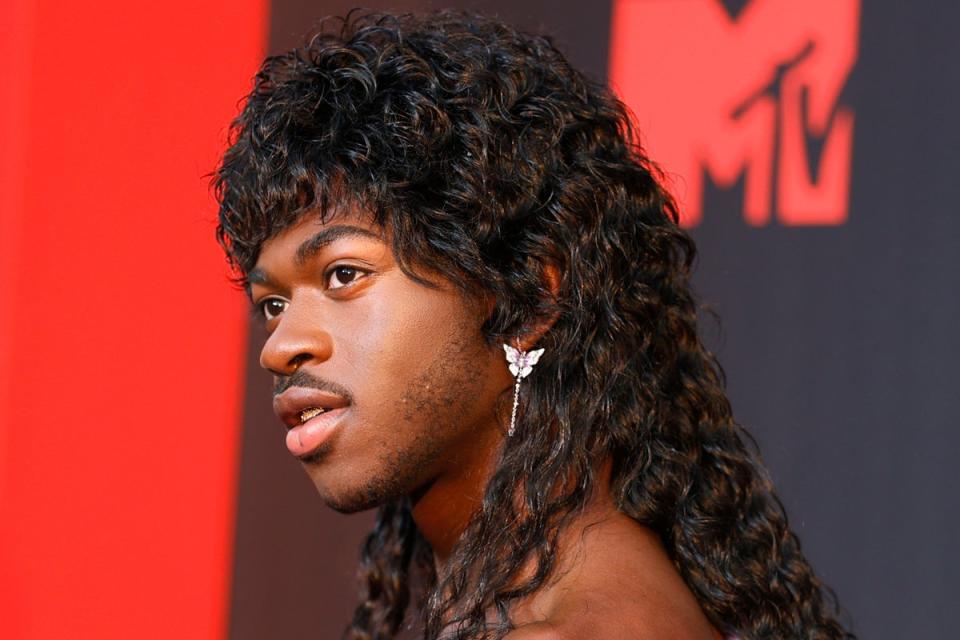 Business in the front, party in the back: Lil Nas X in 2021 (Getty)